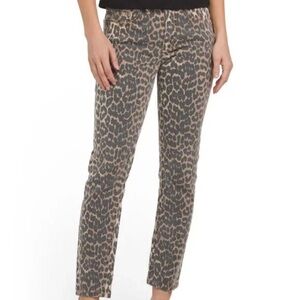 Oat New York Leopard Print Women Jeans
